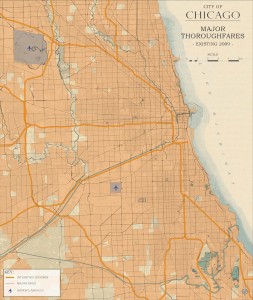 3.2-20-City of Chicago existing Major Thoroughfares (2009)